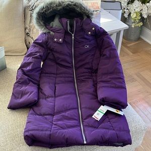 New Girls Calvin Klein Winter Coat Size 12/14